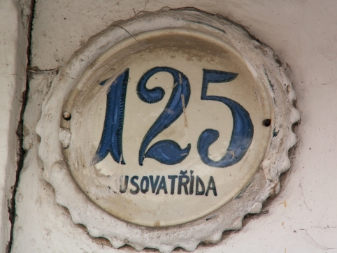 Domovní číslo 125 - vzor H20